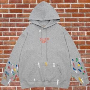 GALLERY DEPT. gray hoodie